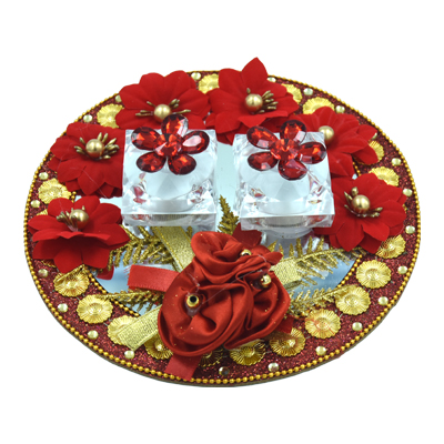 Wedding/Engagement / Ring Ceremony Plate/Platter / Decorative Plate | Mango  Galore |